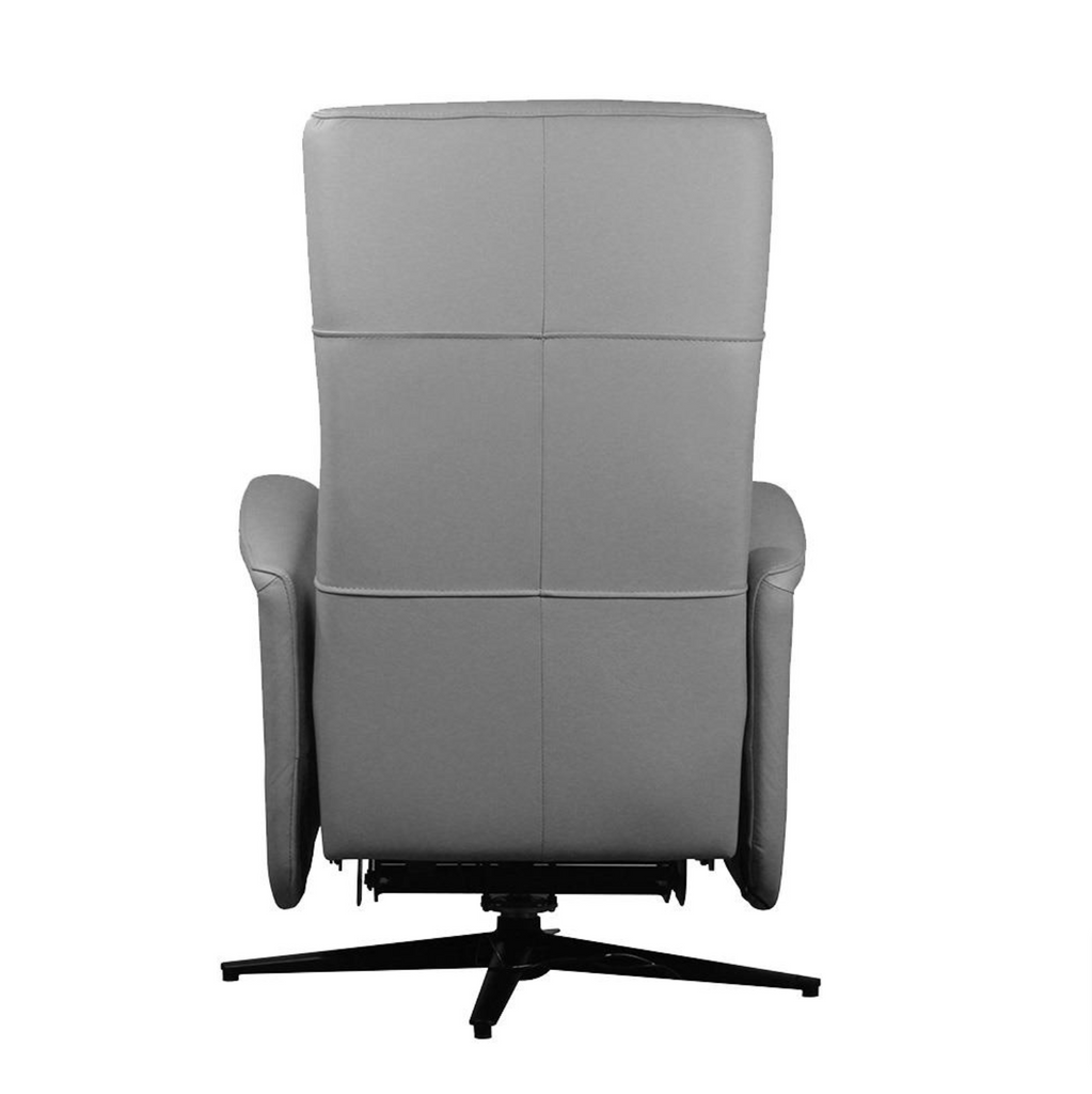 Alston Leather Electric Recliner & Lift Chair Light Grey Lost